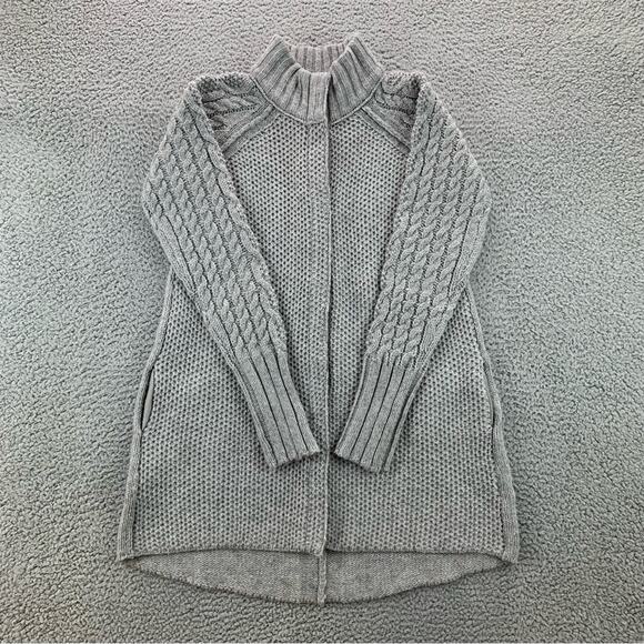 Cynthia Rowley Women's Cable Knit Button Up Cardigan Wool Alpaca Blend  Size: M - Picture 2 of 14